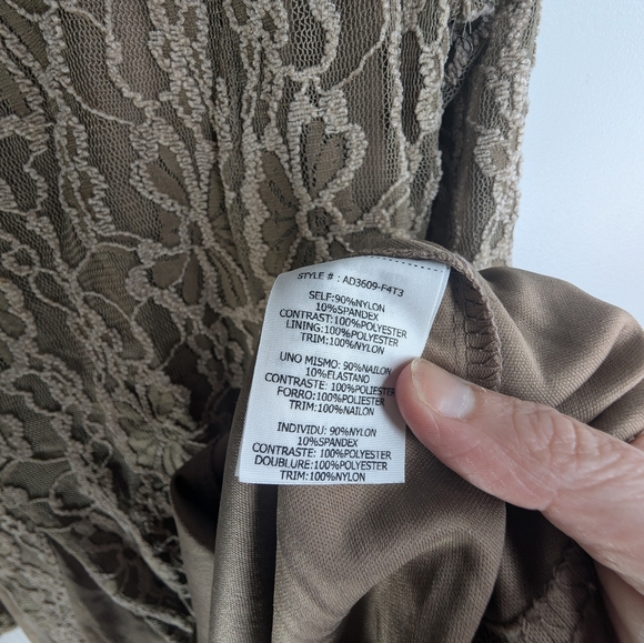 Alter'd State Lace Shift Dress Dress in Btown Size Medium - Picture 11 of 11